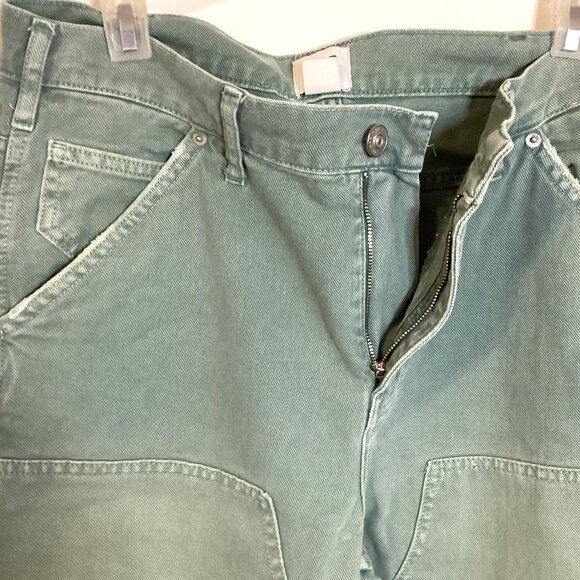 BDG Urban Outfitters Men's Carpenter Green Jeans Double Knee Work Pants - Picture 4 of 13